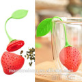 Silicone Strawberry Design Loose Tea Leaf Strainer Herbal Spice Infuser Filter